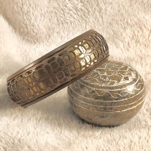 Vintage Bronze Bracelet Cuff